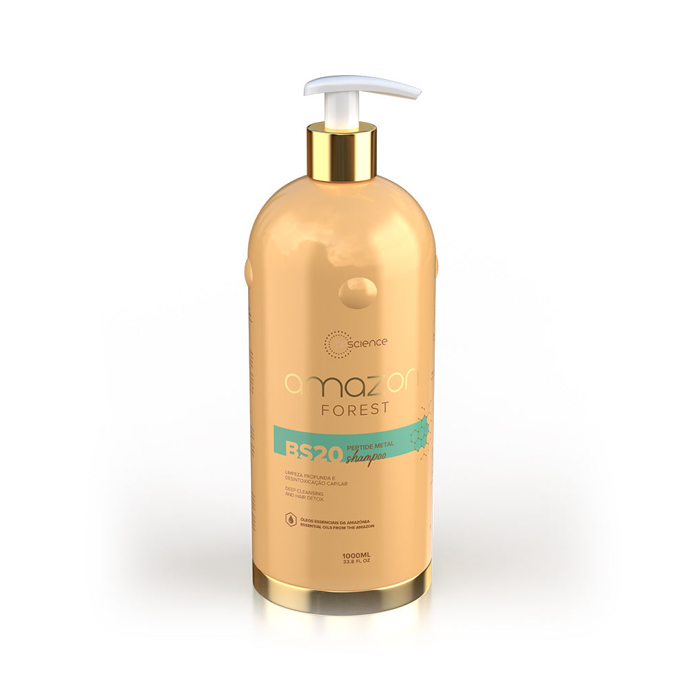 Amazon Forest - Shampoo Tratamento Dtox BS20 Peptide Metal 1L