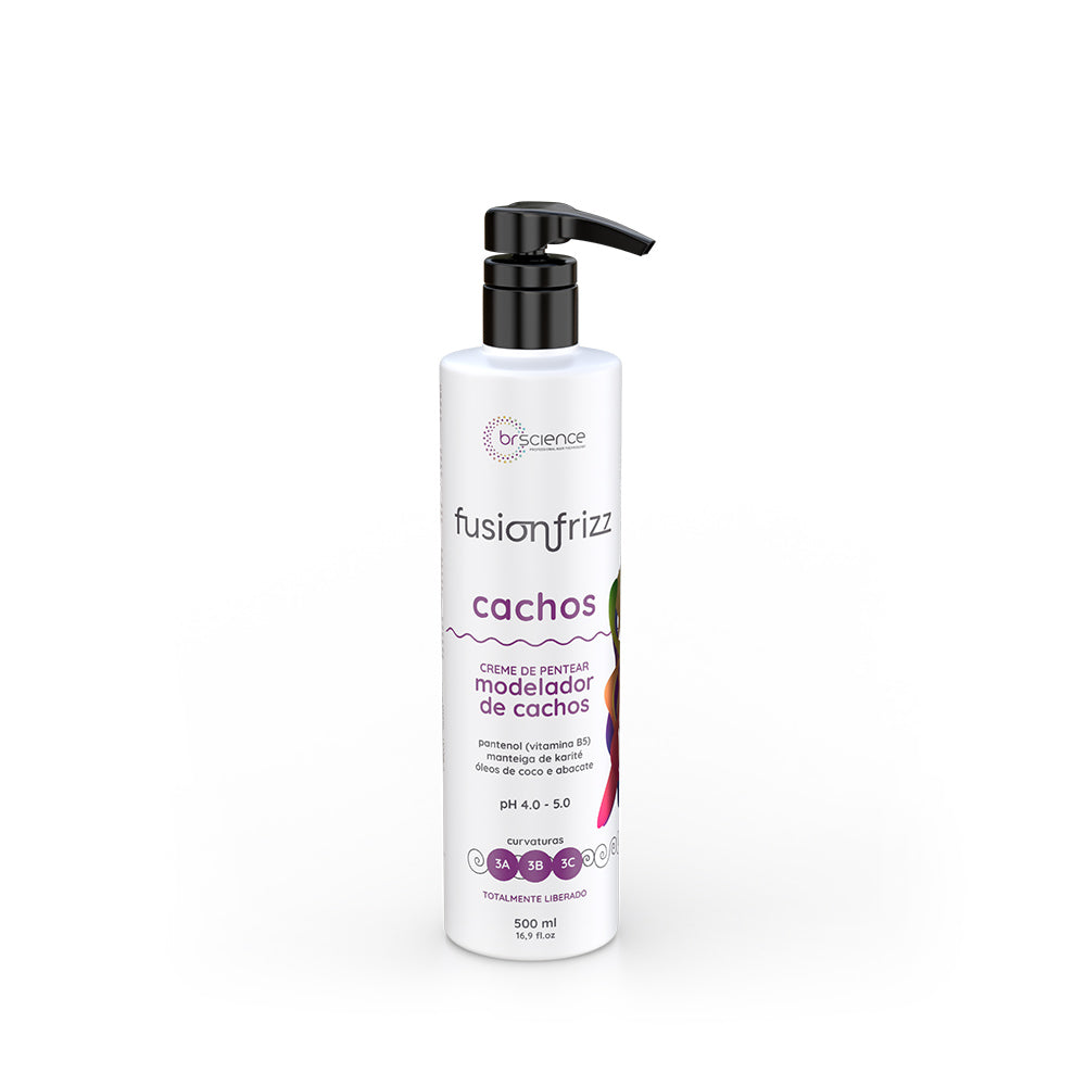 Fusionfrizz Cachos - Creme de Pentear Modelador de Cachos 500ml