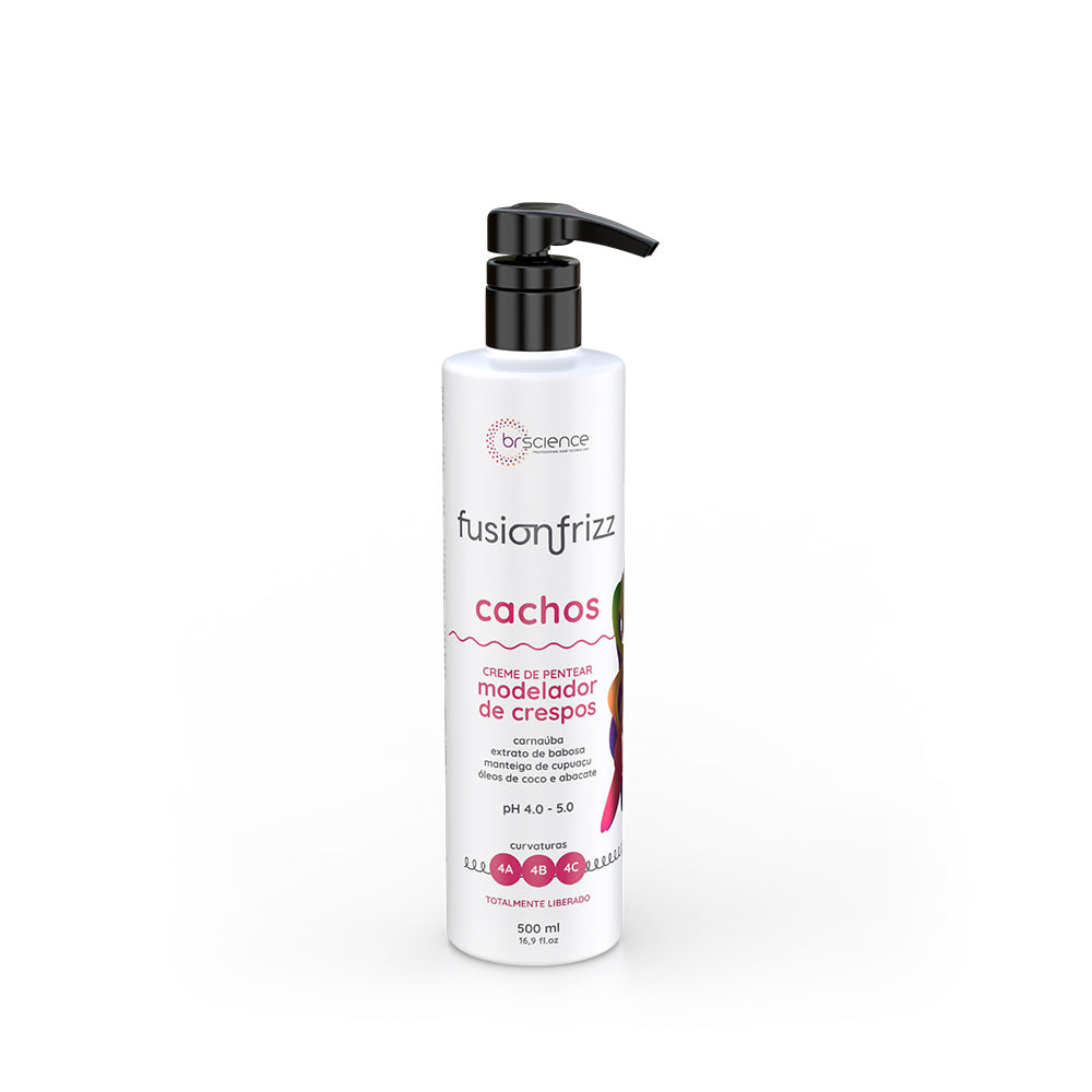 Fusionfrizz Cachos - Creme de Pentear Modelador de Crespos 500ml