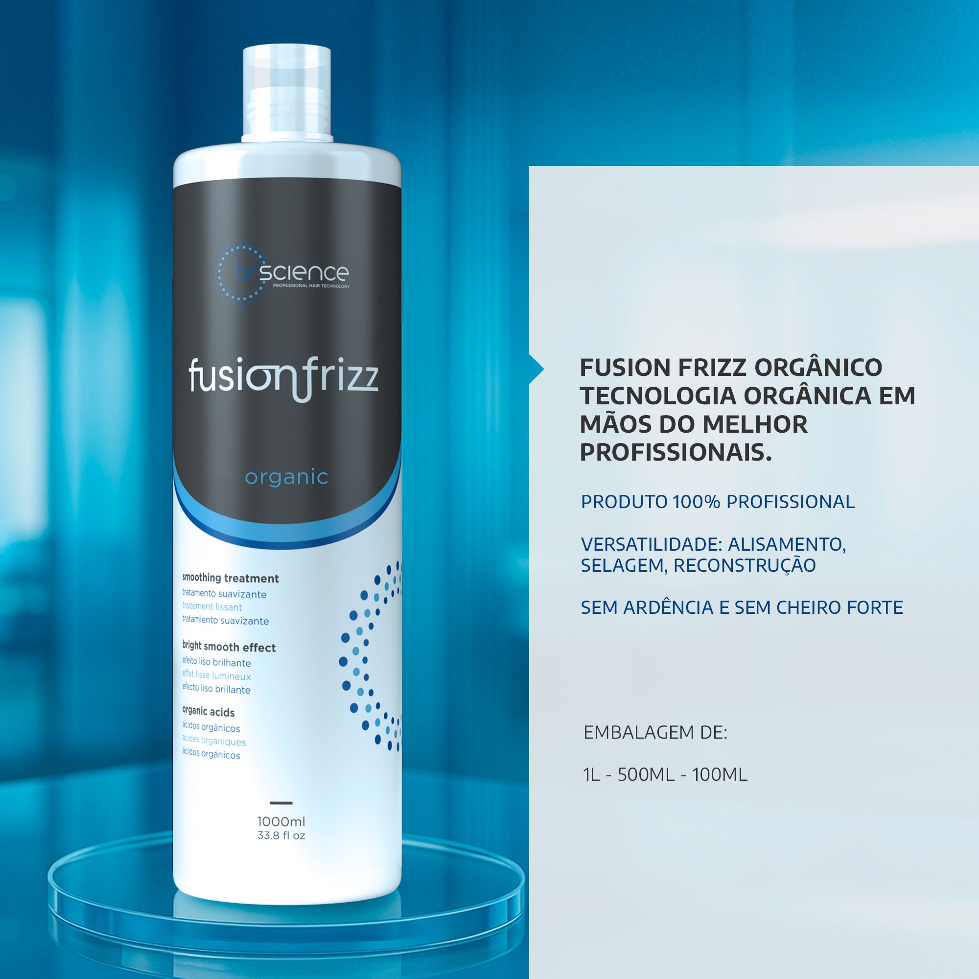 Kit Fusionfrizz - 2 Escovas Progressivas – Brscience
