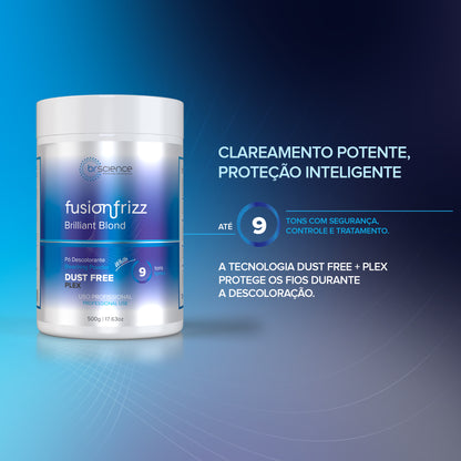 Fusionfrizz - Pó Descolorante Brilliant Blond - 500g