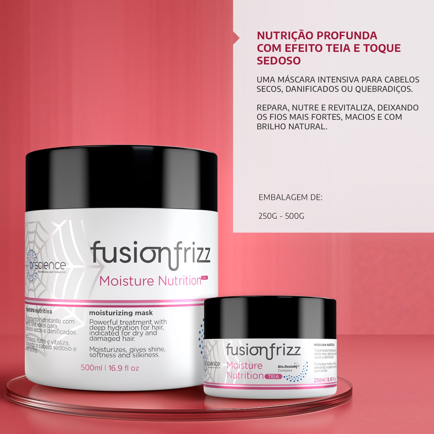 Kit Fusionfrizz - Escova Progressiva + Nutrição Completa