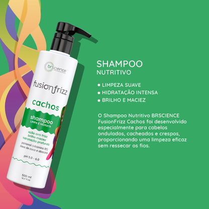 Fusionfrizz Cachos - Shampoo Nutritivo 500ml