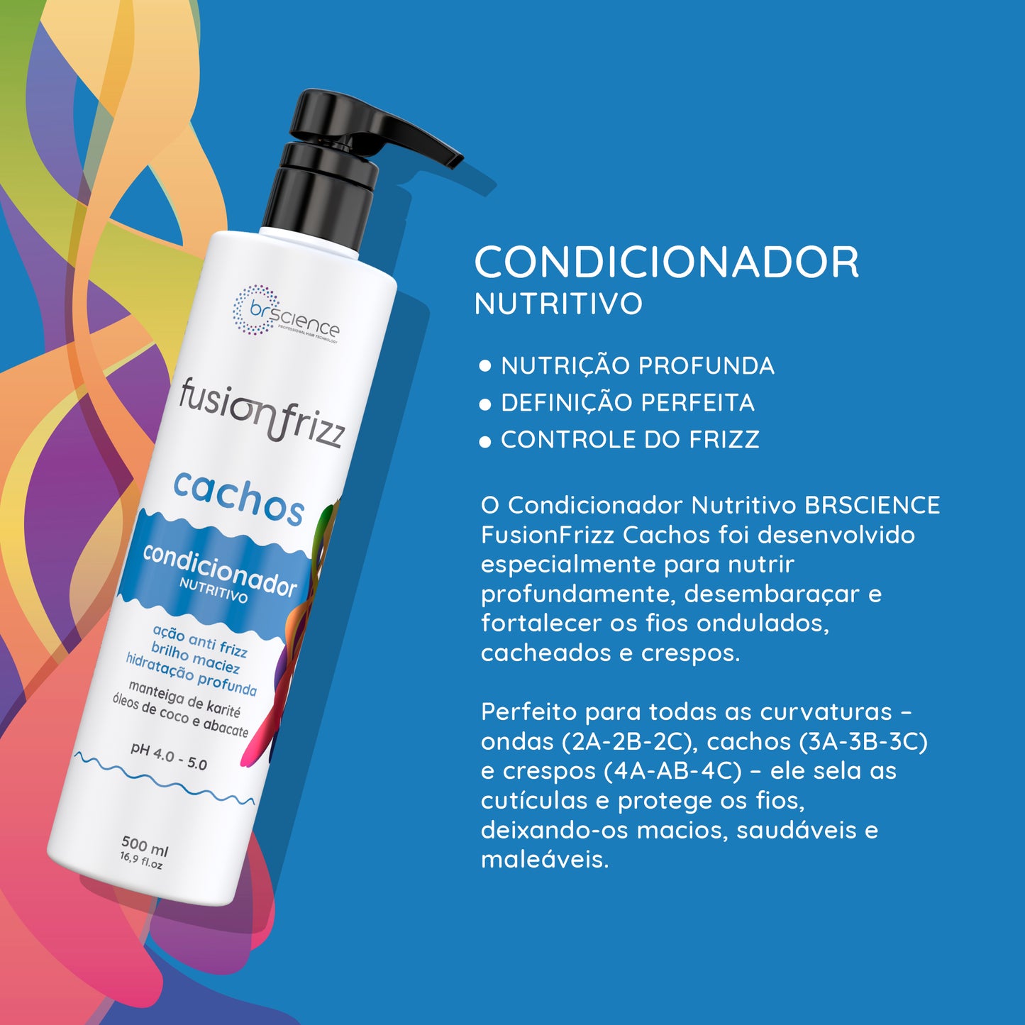 Fusionfrizz Cachos - Condicionador Nutritivo 500ml