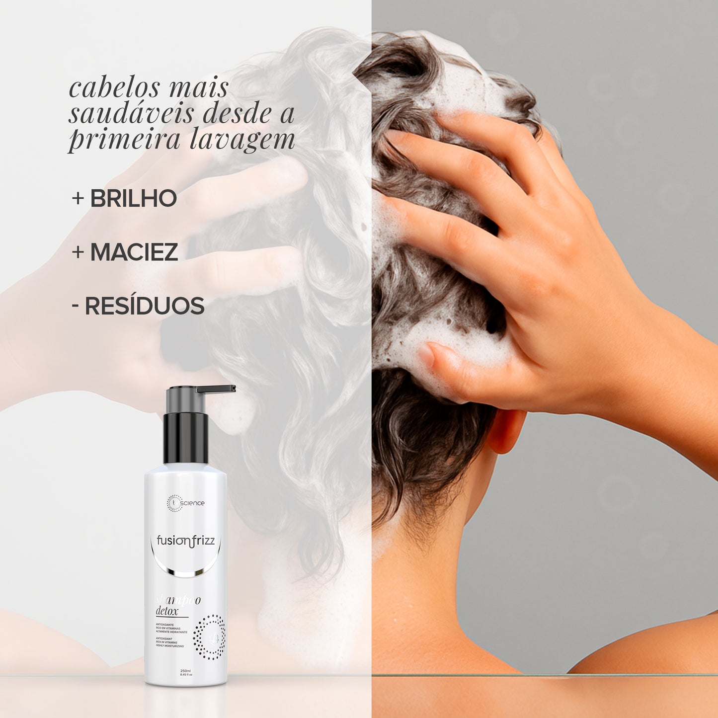 Fusionfrizz Detox - Shampoo 250ml