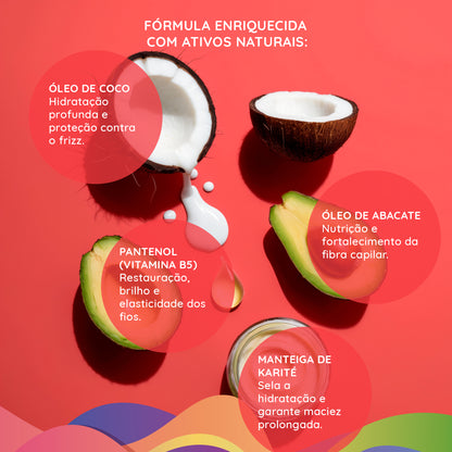 Fusionfrizz Cachos - Máscara de Hidratação Profunda 500gr