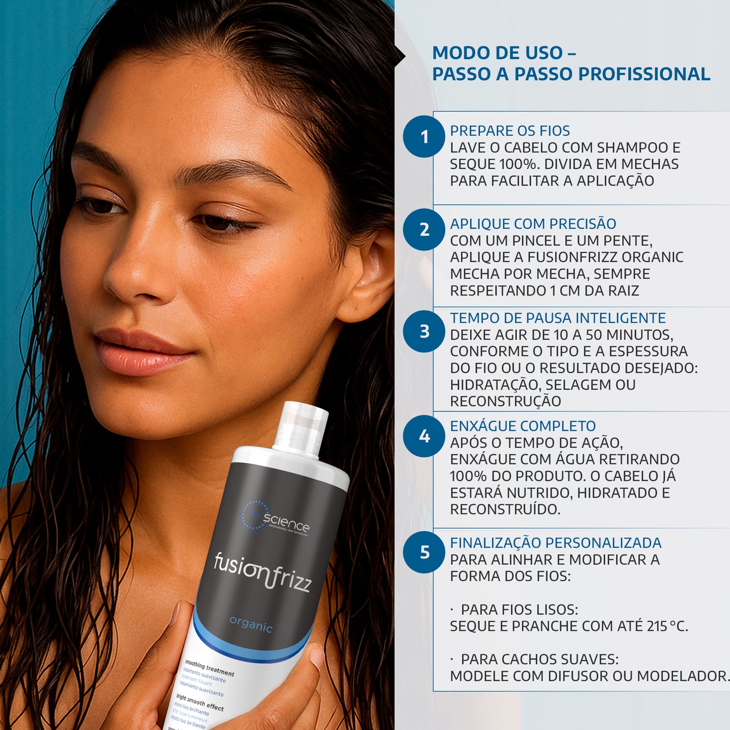 Escova Progressiva Orgânica Fusion Frizz 1000ml