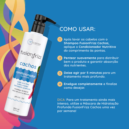 Fusionfrizz Cachos - Condicionador Nutritivo 500ml