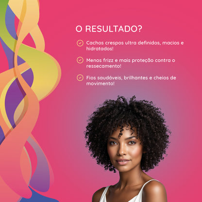 Fusionfrizz Cachos - Creme de Pentear Modelador de Crespos 500ml