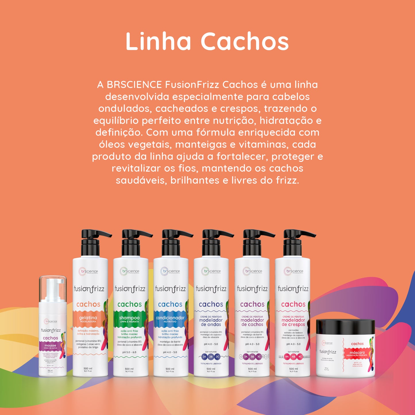 Fusionfrizz Cachos - Gelatina Modeladora 500ml