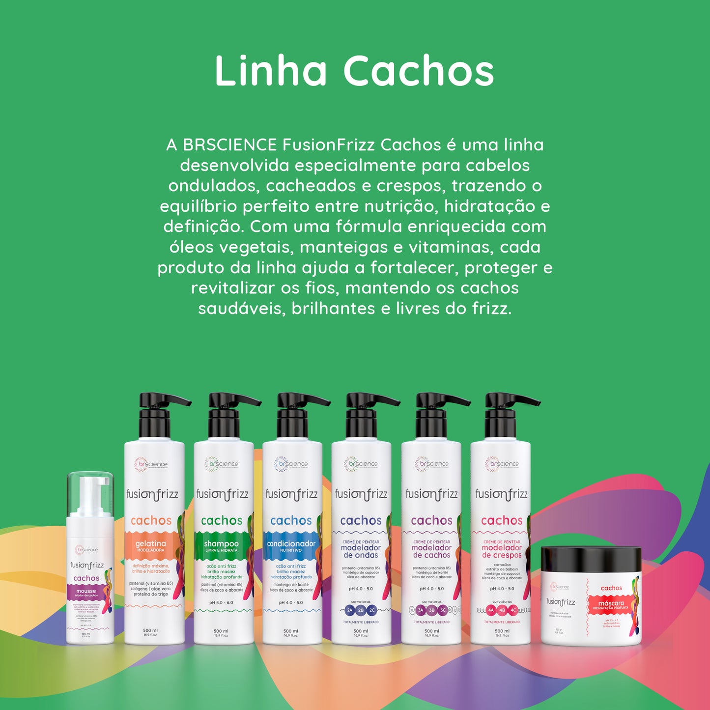 Fusionfrizz Cachos - Shampoo Nutritivo 500ml