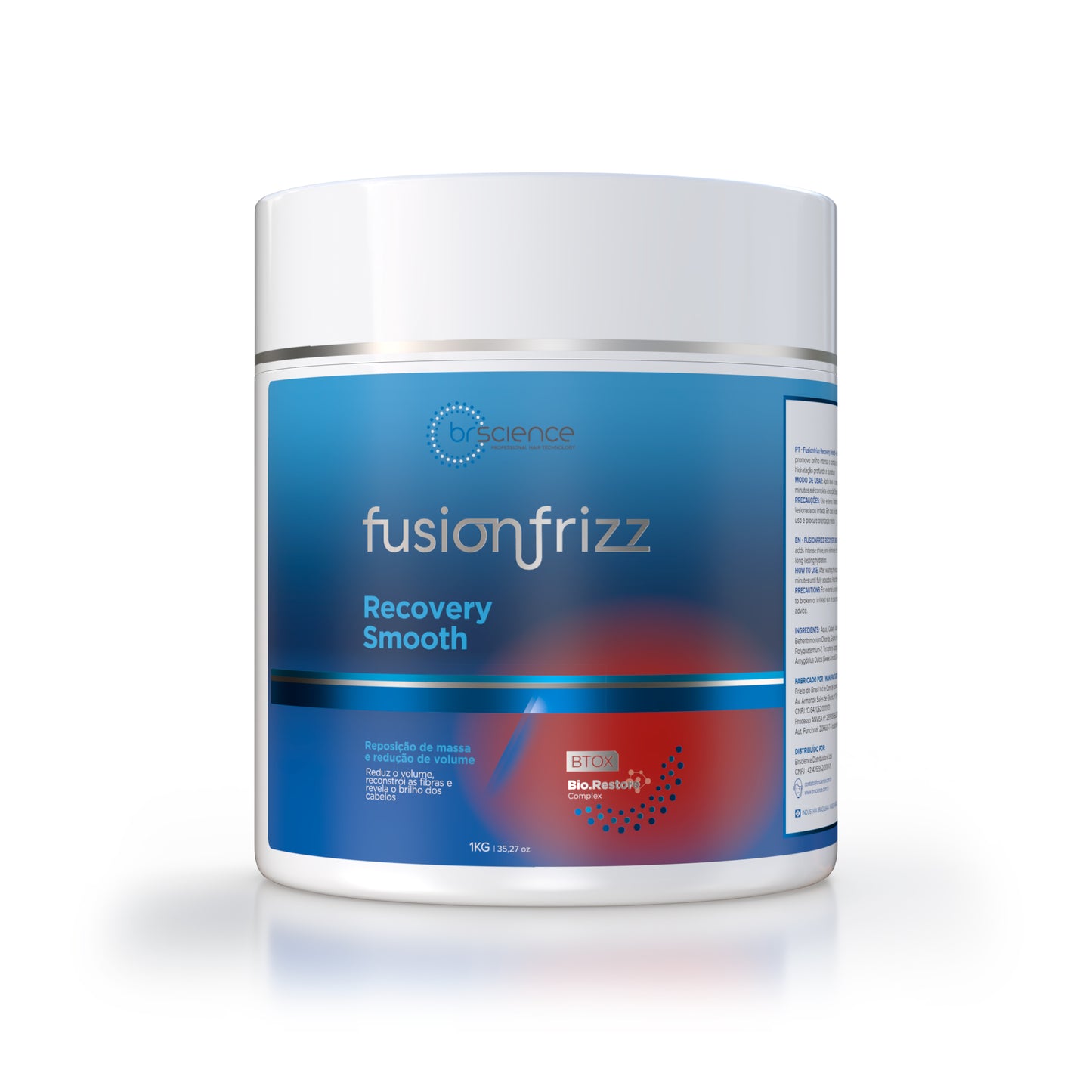 Fusionfrizz - BTX Reconstrutor e Redutor de Volume Recovery Smooth 1kg