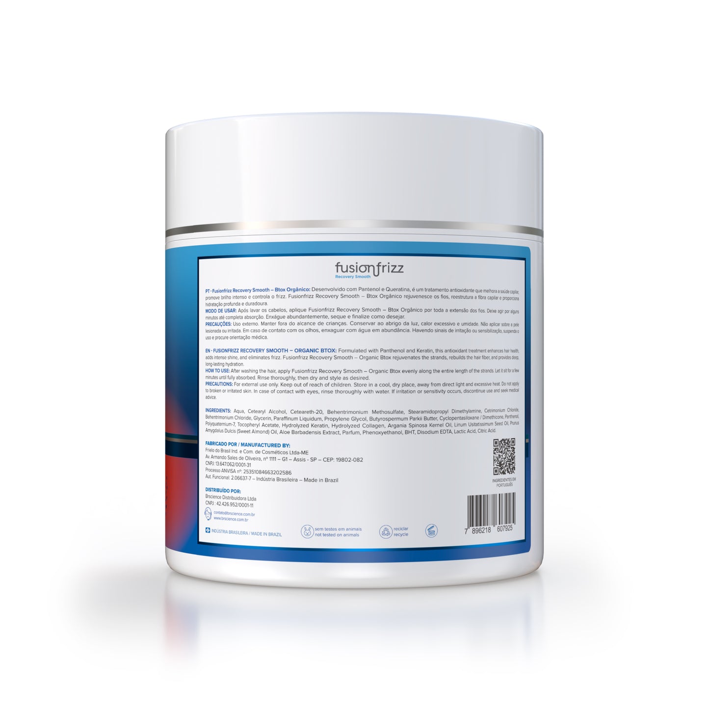 Fusionfrizz - BTX Reconstrutor e Redutor de Volume Recovery Smooth 1kg