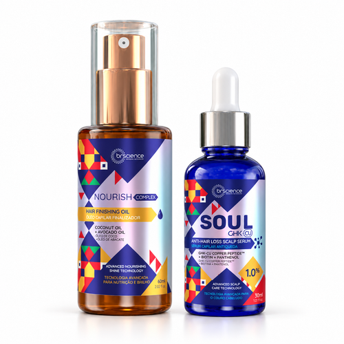 Kit Óleo Finalizador 60 ml + Sérum SOUL GHK-Cu 30 ml