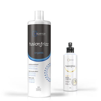Kit Fusionfrizz Organic 1L + Bruma Acidificante Fusion 250ml