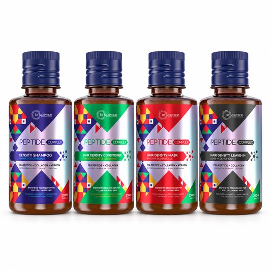 Kit Peptide Complex Shampoo + Condicionador + Máscara + Leave-in