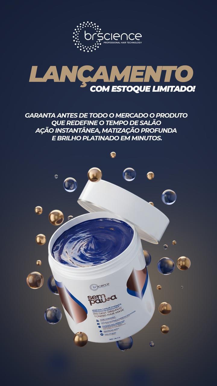 BTX SEM PAUSA MASCARA ANTIOXIDANTE E RECONSTRUTORA