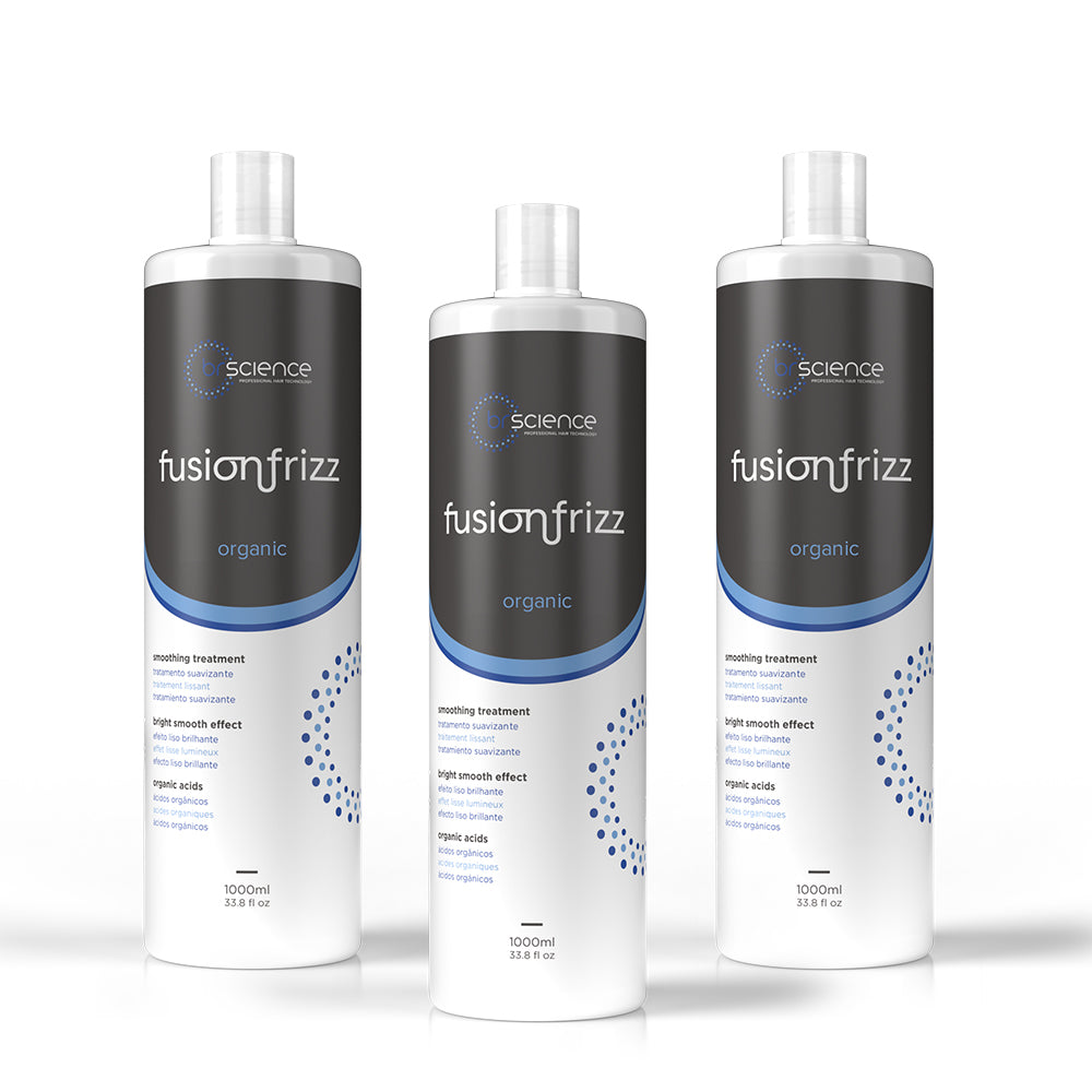 Kit Profissional Fusionfrizz - 3 Escovas Orgânicas
