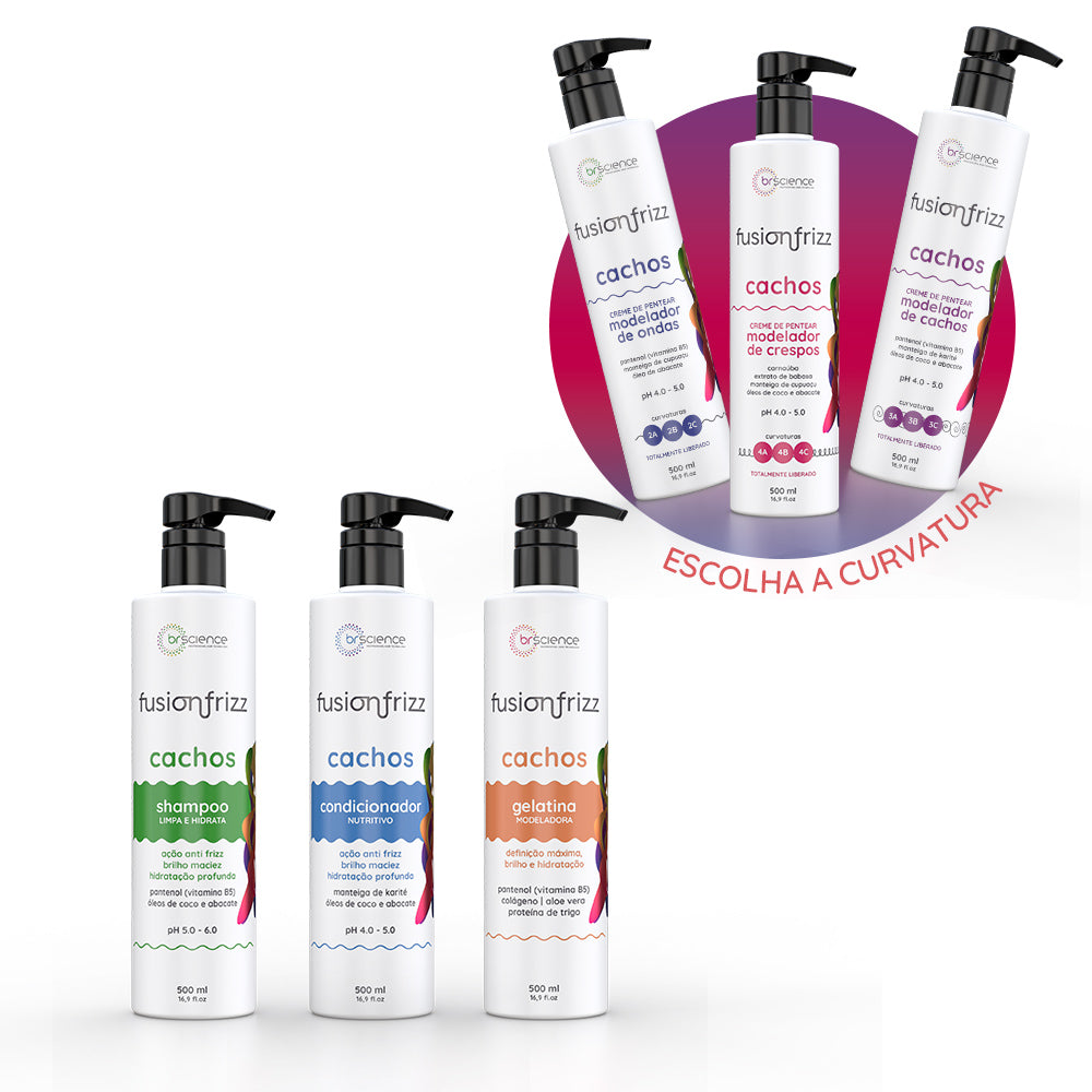 Fusionfrizz - Kit Essencial Cachos