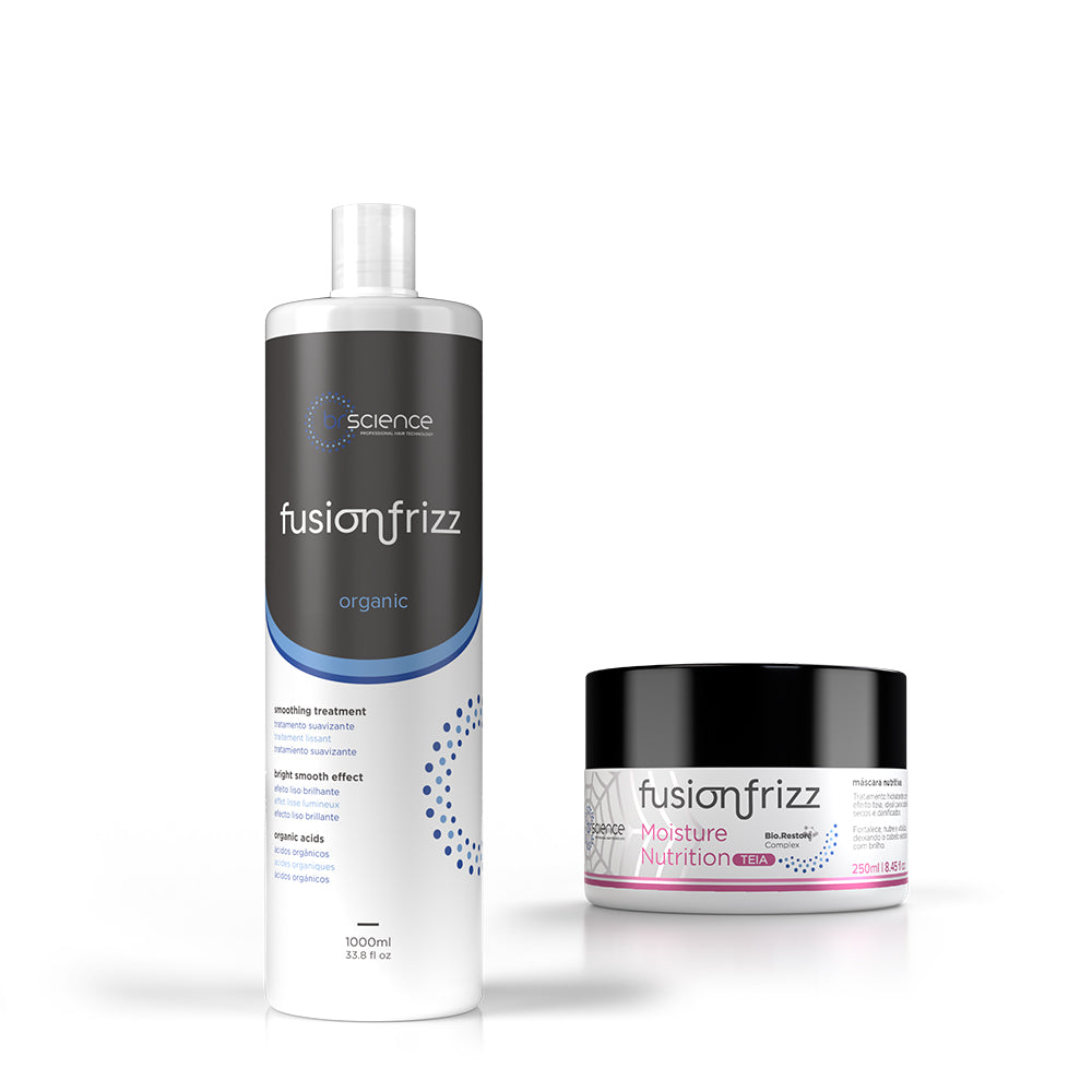 Kit Fusionfrizz - Escova Progressiva + Nutrição Completa